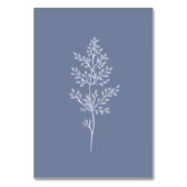 Boho Wildblume Moderne Wasserfarbenhochzeit Tischnummer (Rückseite)