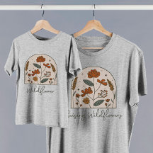 Boho Wildblume Mother Daughter T - Shirt