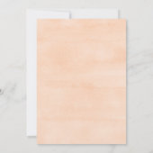 Boho Wildblume Pampas Grass Dusche Einladung (Rückseite)