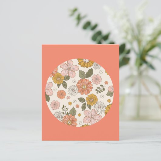 Boho Wildblume Paper (Stehend Vorderseite)