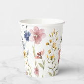 Boho Wildblume Pappbecher (Links)