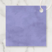 Boho Wildblume Rainbow Baby Dusche Geschenkanhänger (Rückseite)