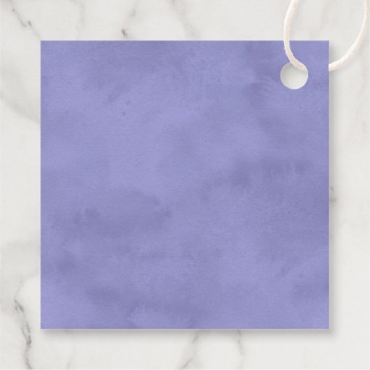 Boho Wildblume Rainbow Baby Dusche Geschenkanhänger (Rückseite)