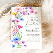 Boho Wildblume Rustikales Elegante Einladung