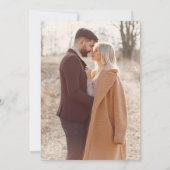 Boho Wildblume Sage Green Foto Garden Wedding Einladung (Rückseite)