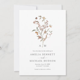 Boho Wildblume Save the Date