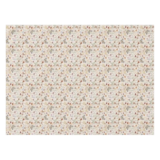 Boho Wildblume Tischdecke (Vorderseite (Horizontal))