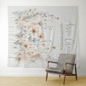 Boho Wildblume Wandteppich (Beispiel (Horizontal))