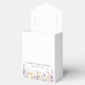 Boho Wildblume Watercolor Baby Girl Dusche Geschenkschachtel (Geöffnet)