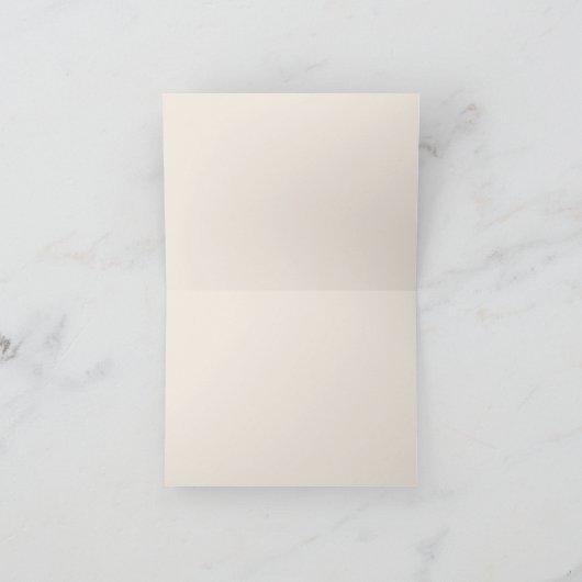 Boho Wildblume Wedding Danke-Card Dankeskarte (Innenseite)