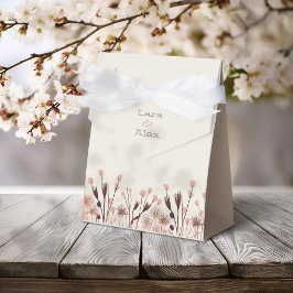 Boho Wildblume Wedding Geschenkschachtel