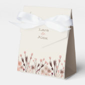 Boho Wildblume Wedding Geschenkschachtel (Vorderseite)