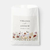 Boho Wildblume Wedding Geschenktütchen (Vorderseite)