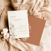 Boho Wildblume Wedding Invite | Modernes Blumenzei Einladung