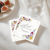 Boho Wildblume Wedding Napkins Serviette