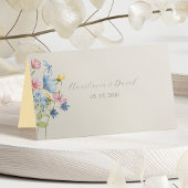 Boho Wildblume Wedding Platzkarte