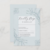 Boho Wildblume Wedding RSVP (Vorne/Hinten)