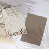 Boho Wildblume Wedding RSVP Card