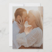 Boho Wildblume Whispers Wedding Einladung (Rückseite)