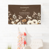 Boho Wildblume Wild Blume Blumengarten Hochzeit Banner (Insitu)