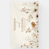 Boho Wildblume Wild Blume Blumengarten Hochzeit Banner (Vertikal)