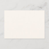 Boho Wildblume Wild Blume Blumenzettel Begleitkarte (Rückseite)