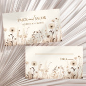 Boho Wildblume Wild Blume Floral Wedding Platzkarte