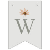 Boho Wildblume Wimpelkette (Dritte Fahne)