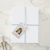 Boho-Wildblumen-Abschlussfeier in Rosa Geschenkanhänger (Mit Garn)
