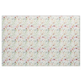 Boho-Wildblumen-Aquarell-Frühlingsblume Stoff (Fat Quarter (45,7 x 55,9 cm))