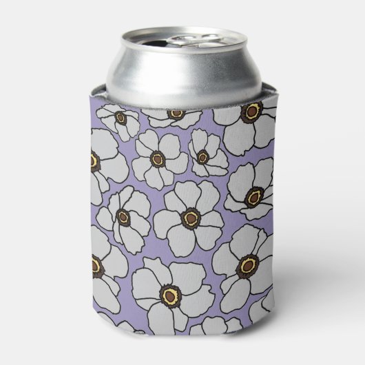 Boho-Wildblumen auf Lavendel  Dosenkühler (Kanne Vorderseite)