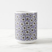 Boho-Wildblumen auf Lavendel Kaffeetasse (Mittel)