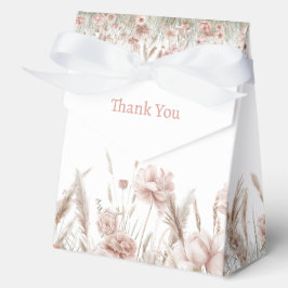 Boho-Wildblumen-Baby-Shower Geschenkschachtel