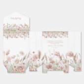 Boho-Wildblumen-Baby-Shower Geschenkschachtel (Ungefaltet)