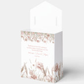 Boho-Wildblumen-Baby-Shower Geschenkschachtel (Offen)