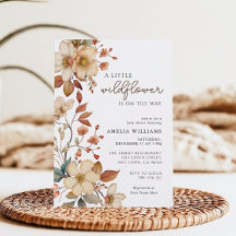 Boho Wildblumen Blumen Baby-Party