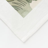 Boho-Wildblumen-Botanik-Muster-Fleece-Decke Fleecedecke (Ecke)