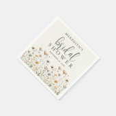 Boho-Wildblumen-Braut- Dusche Serviette (Ecke)