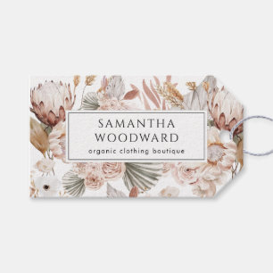 Boho Wildblumen Closing Price Hang Tag Geschenkanhänger