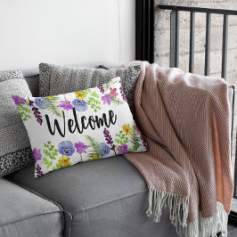 Boho Wildblumen Dekokissen