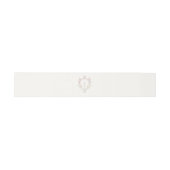 Boho-Wildblumen Elegante Hochzeit Einladungsbanderole (Flach)