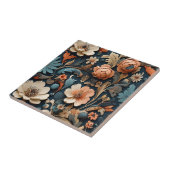 Boho Wildblumen Elegantes, nahtloses Muster Fliese (Seite)