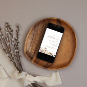 Boho Wildblumen Floral Bridal Brunch Einladung