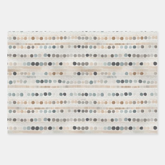 Boho Wildblumen Geschenkpapier Set (Vorderseite 2)