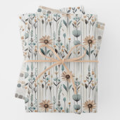 Boho Wildblumen Geschenkpapier Set (Beispiel)