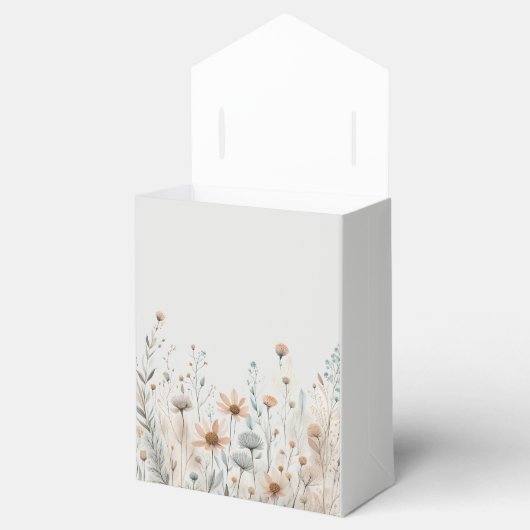 Boho Wildblumen Geschenkschachtel (Geöffnet)