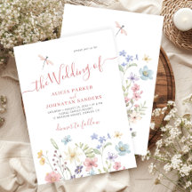 Boho Wildblumen Hochzeit im Blumengarten