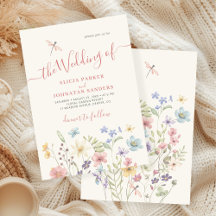 Boho Wildblumen Hochzeit im Blumengarten