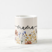 Boho Wildblumen Mama Kaffeetasse (Mittel)