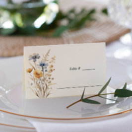 BOHO WILDBLUMEN MEADOW Hochzeitstisch Platz Platzkarte